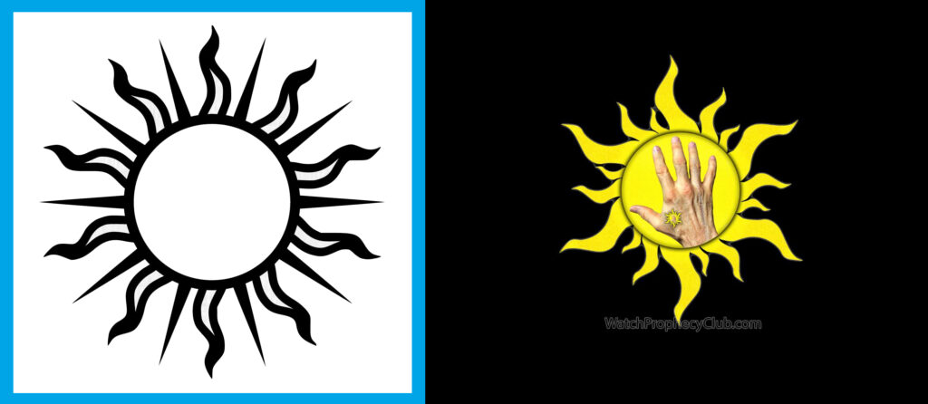 A graphic depiction of what the mark of the beast could look like.