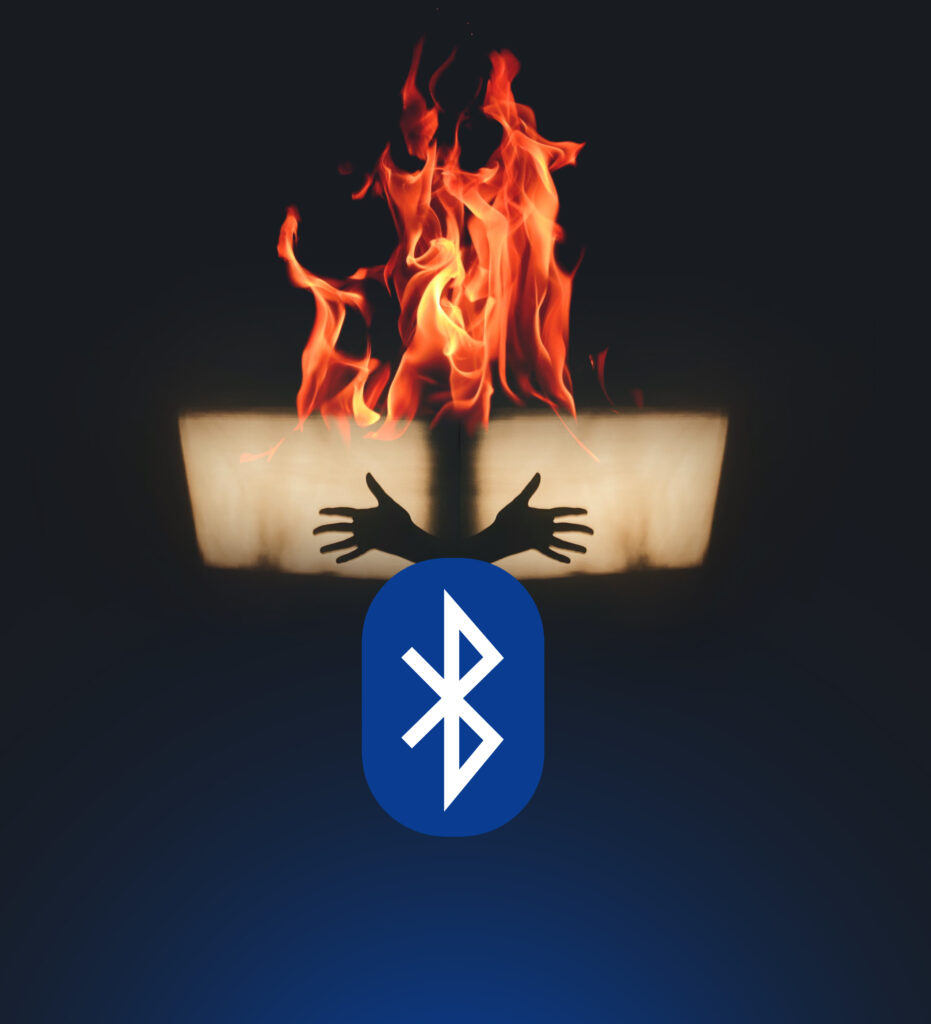 Bluetooth technology, the beast, and the image of the beast.