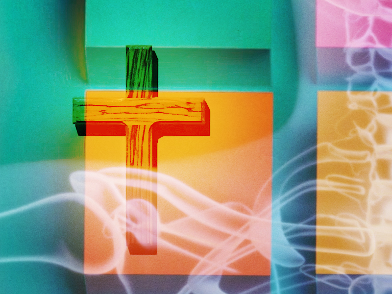 The image is of water and a human body showing a connection between our human body and the Eternal temple of God.