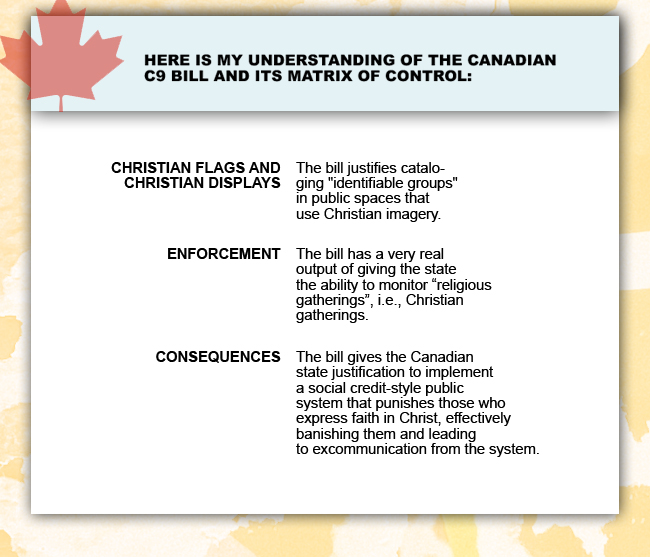 Bill C-9 Surveillance Matrix Comparison Table